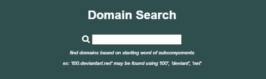 Domain search